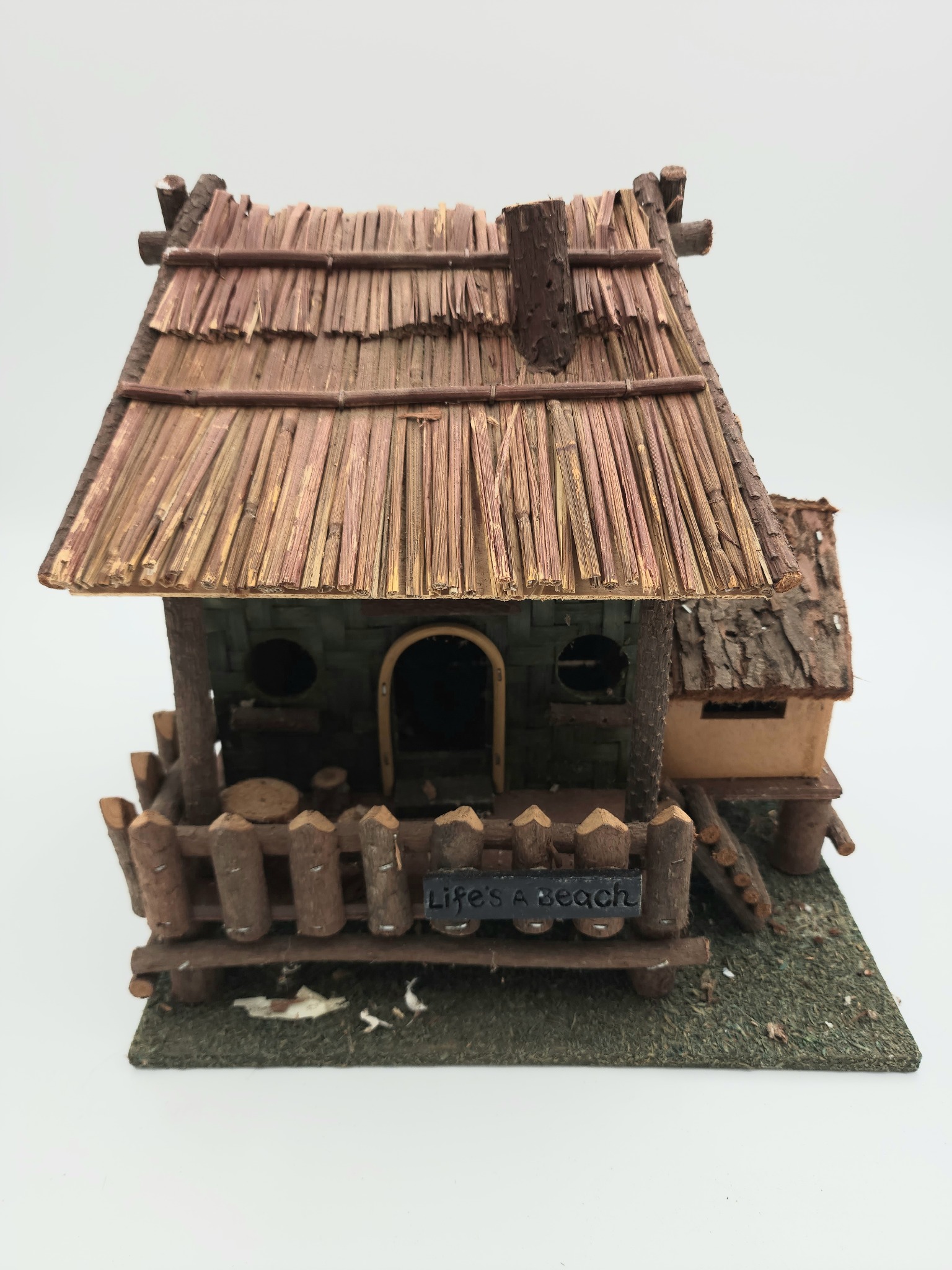 Handmade miniature beach house